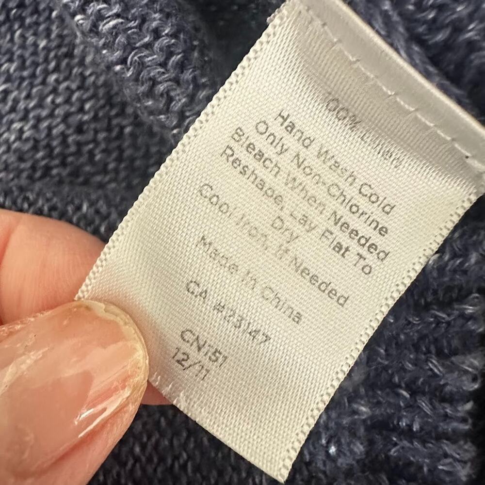 Talbots Plus Linen Blend Open Front Lightweight S… - image 5